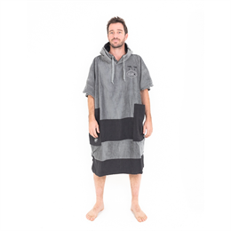 ALL-IN CREW LINE V PONCHO CHARCOAL
